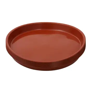 

10pcs Flowerpot Drip Tray Red Color Portable Plastic Plant Pot Plants Container Flower Pot for Courtyard Balcony Patio Garden