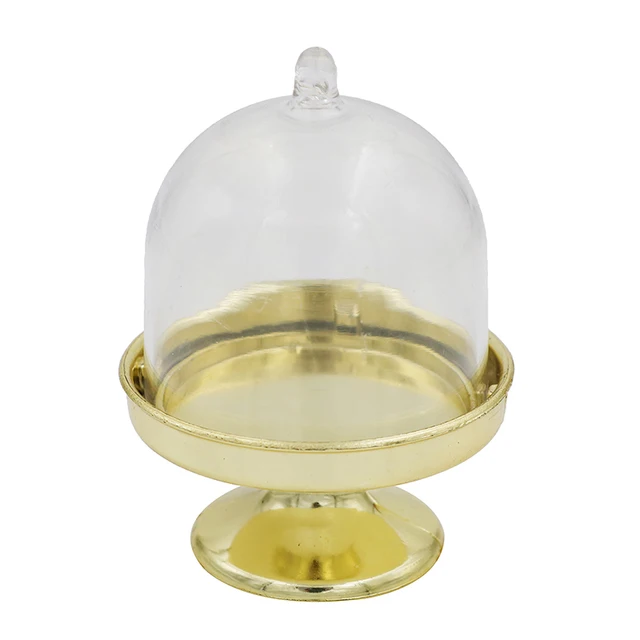 1PCS New 3D Miniature Food DIY Craft For Dollhouse Mini Cute Dessert Pan Cake Stand Fruit Tray Doll Kitchen Toys 2