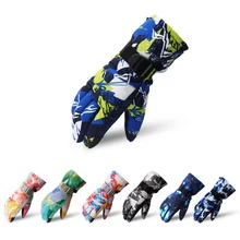 Водонепроницаемые лыжные перчатки для мужчин и женщин, теплые лыжные перчатки для сноуборда, снегохода, езды на мотоцикле, зимние уличные снежные перчатки