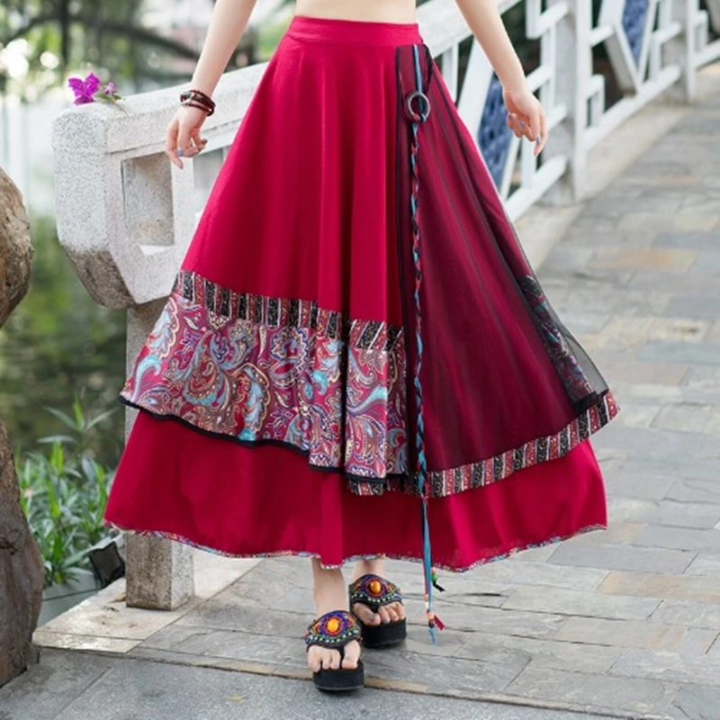 ethnic long skirt