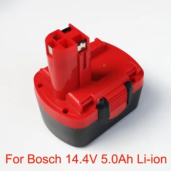 

US 5000mah 14.4V Rechargeable Li-ion Battery replace for BOSCH cordless Electric drill screwdriver BAT038 BAT040 BAT041 BAT140
