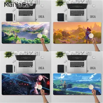

MaiYaCa Genshin Impact Mountain Gamer Speed Mice Retail Small Rubber Mousepad Free Shipping Large Mouse Pad Keyboards Mat