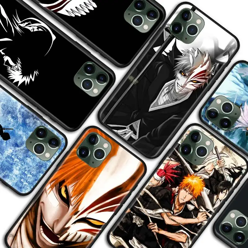 Чехол для телефона iPhone 11 Pro 7 8 SE 2020 X XR XS MAX Max 12 6 6s Plus чехол отбеливающий аниме Ichigo