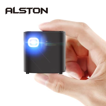 

ALSTON S12 Mini HD projector 50ANSI lumens easy to carry home 1080P projector with battery video beamer