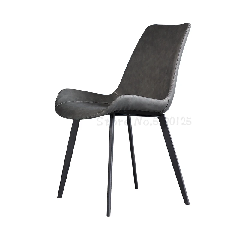 

Chair back to the family economy modern minimalist iron restaurant chair stool light luxury Nordic dining