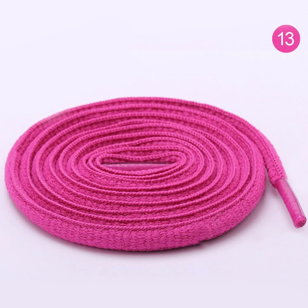 Light Red 1 пара крутых модных атлетических овальных шнурков кроссовки Ropelaces однотонные баскетбольные шнурки идеальные шнурки для обуви - Цвет: Light Red