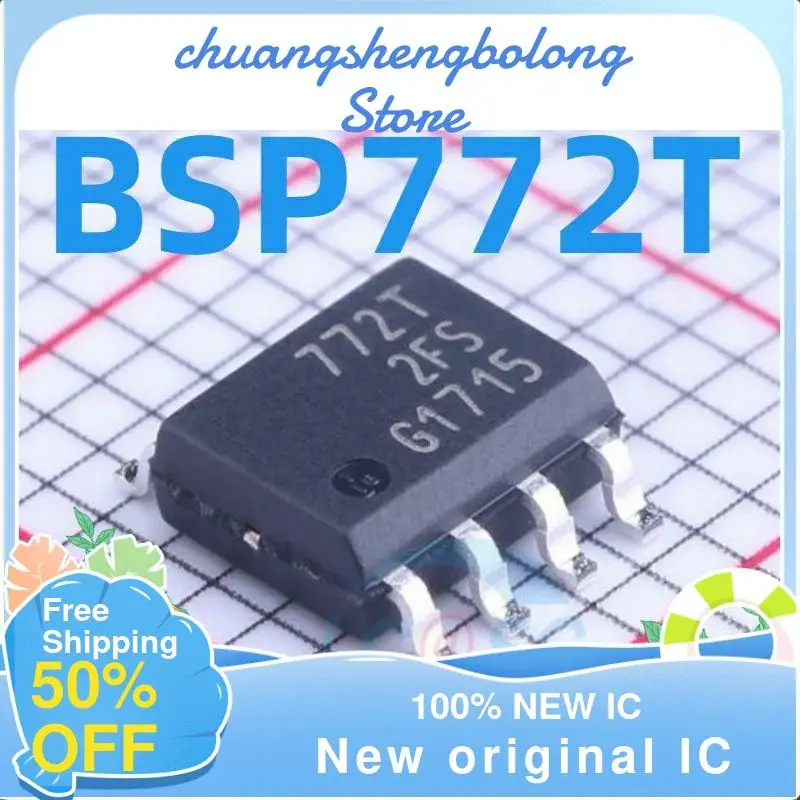 

BSP772 BSP772T 772T SOP8 новый оригинальный IC 5 шт.