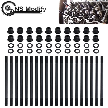 

NS NODIFY Cylinder Head Stud Kit Engine Bolt For Ford F250 F350 6.0L V8 Diesel OE 250-4202 Head Stud Kit