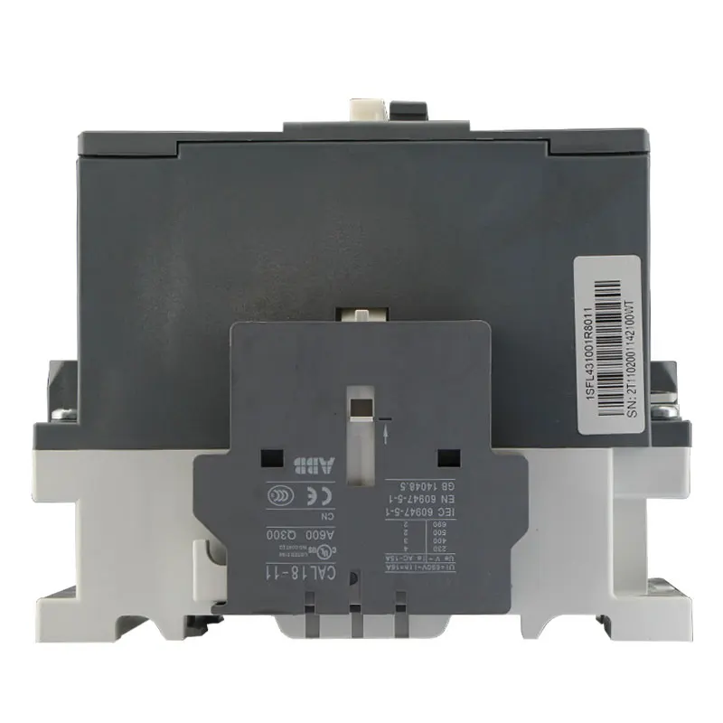 ABB AC Контактор A95-30-11 A110-30-11 220V380V110V95A110AMain contact3NOAuxiliary contact1NO+ 1NC