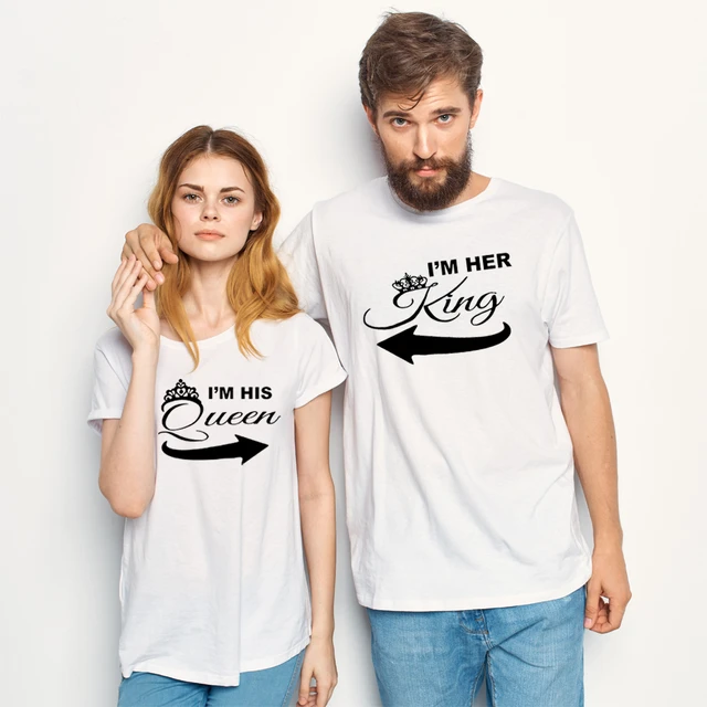 Camisetas Personalizadas Casal - King E Queen