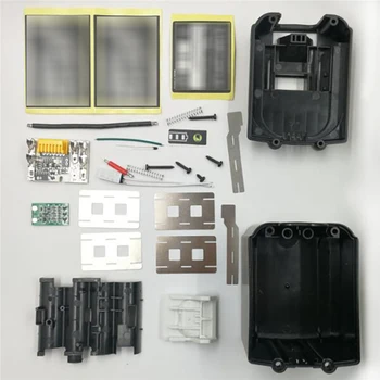 

14.4V Lithium Battery PCB Circuit Board Battery Case Set with LED battery label for Makita Lithium Battery BL1490 Repair Parts