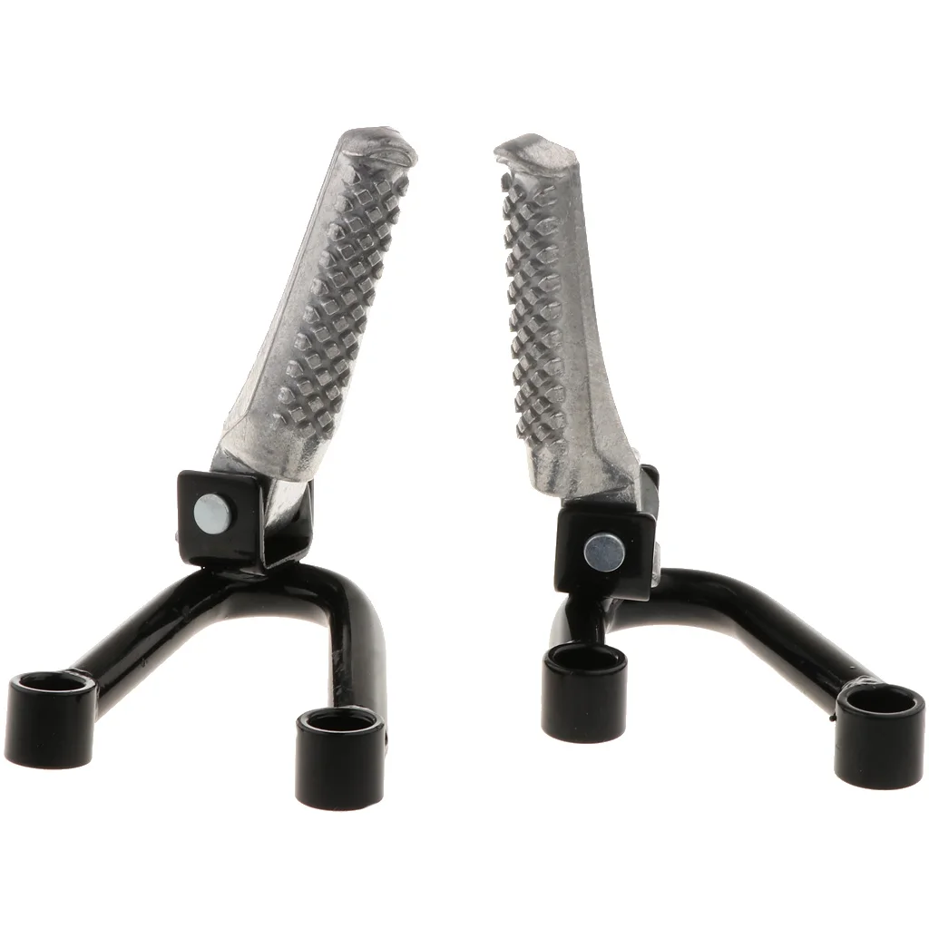 1 Pair Motorcycle Footpegs Rear Passenger Foot Pegs Foot Rests Pedal Bracket Mount Universal Aluminum 1 Pair Motorcycle Footpegs Rear Passenger Foot Pegs Foot Rests Pedal Bracket Mount Universal Aluminum