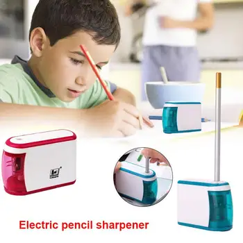 

Drawing Pencils Two Holes Battery Operated Pencil Sharpener Student Office Colored Pencils for Adults