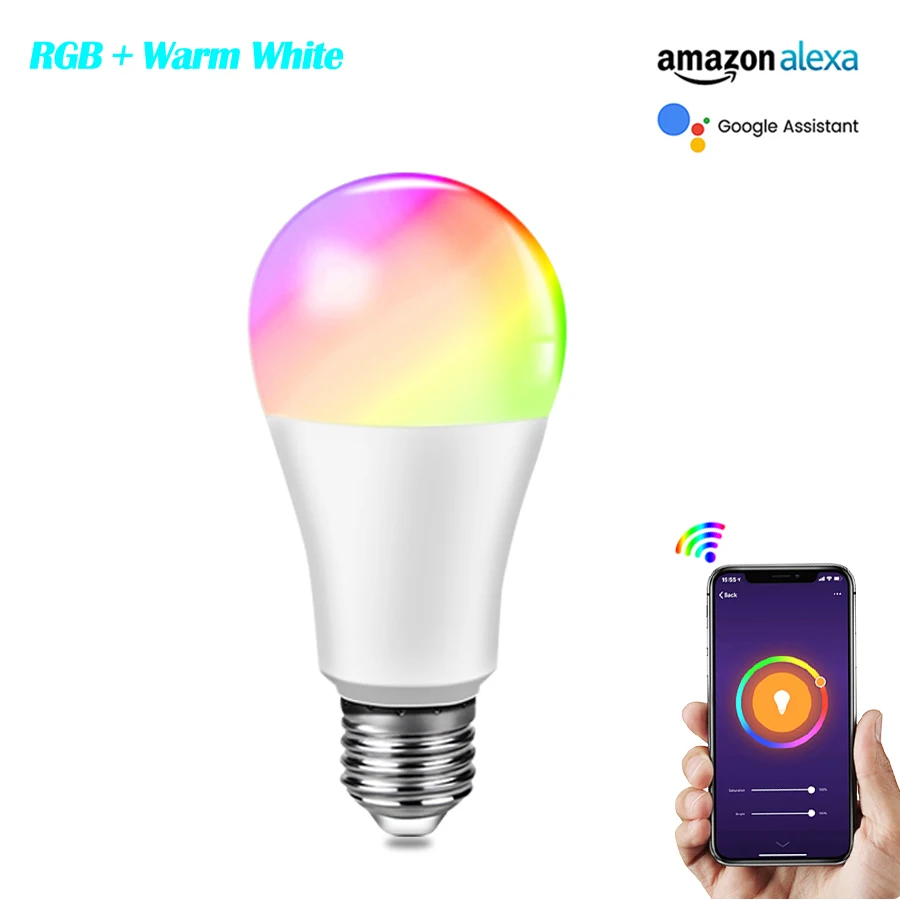 Умная Светодиодная лампа Apple Homekit E27 умный светильник ильник с голосовым