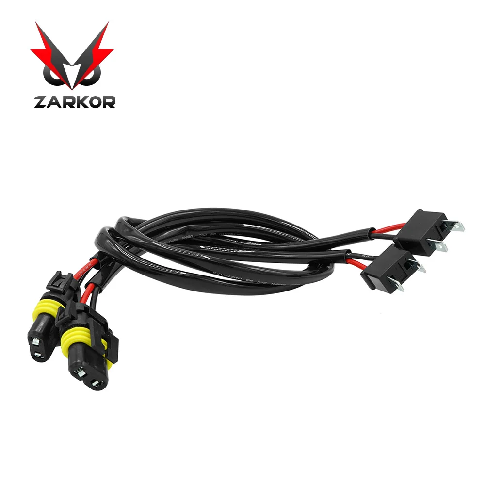 Zarkor 2 шт. HID Xenon Удлинительный кабель провод для H7 35 Вт/55 W 100W 12V 24V HID комплект для ксеноновых ламп светодиодный фар Удлинительный кабель провод