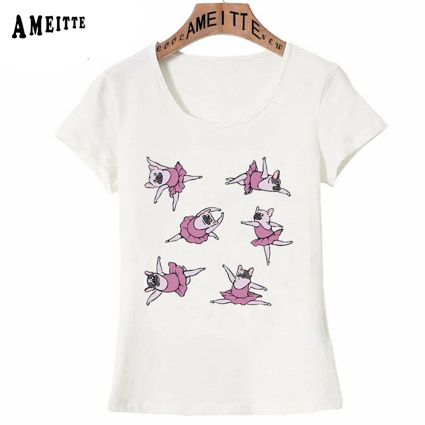 Забавные балетки панель в форме французского бульдога художественным принтом