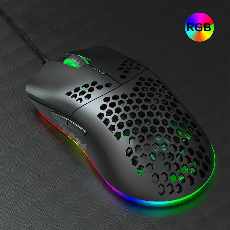Wired Mouse Computer-Gamer Usb-Gaming-Mouse Ergonomic-Design Desktop J900 Adjustable