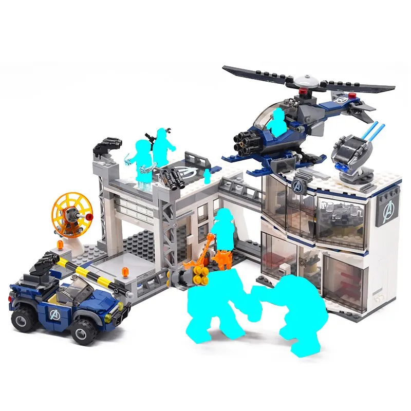 Мстители 4 Марвел Мститель эндшпиль фигурки Человек паук Бэтмен строительные