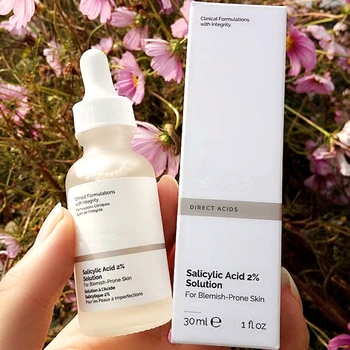 

Salicylic Acid 2% Solution Ordinary Essence 30mL Acne Spot Removing Pores Unclog Clear Face Skin Makeup Oil-control