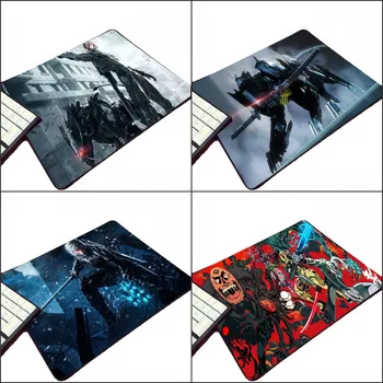 

Hot Popular Game Metal Gear Rising Series :Revengeance Pattern Beautiful Mini Pc Rubber Mousepad for Video Game Lovers