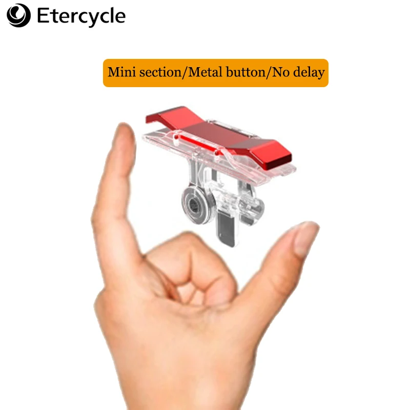 

New Mini Gaming Trigger For PUBG Gamepad Mobile Control Shooting Game Fire metal Buttons for Android Iphone Joystick universal