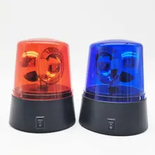 

3 Inch 360 Degree Rotating Mini LED Battery Powered Beacon DJ Stage Effect Beam Strobe Light Desktop Lights Party Flashing Night