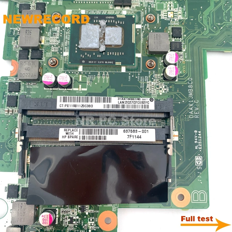 For HP Pavilion G62 G42 DAAX1JMB8C0 REV:C 637583-001 Laptop