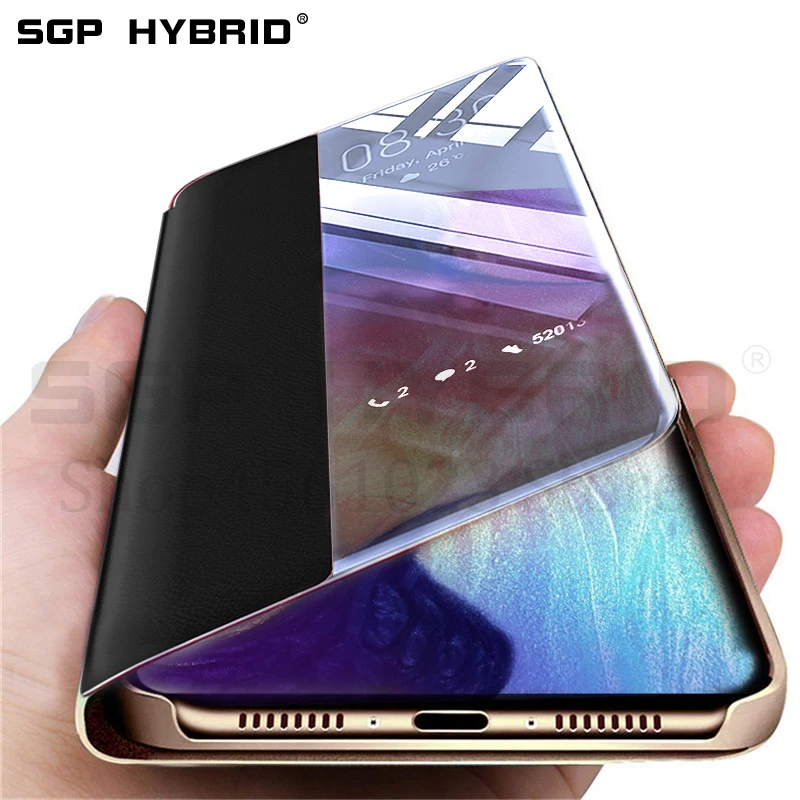

Luxury Clear View Flip Leather Case For Samsung A10 A20 A30 A40 A60 A70 A50 Cover Samsung Note 8 9 10 Pro S8 S9 S10 Plus S10e