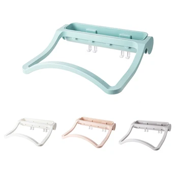 

Basket Storage Shelf Multifunctional Wall-mounted Kitchen Perforation-free Household Folding Storage Rack Organizer