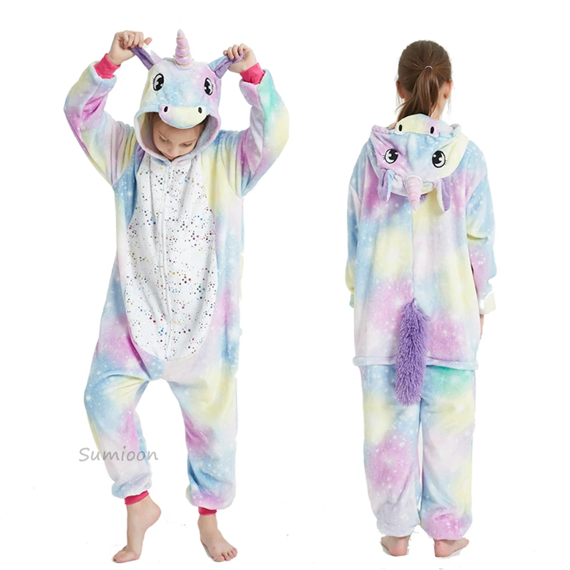 Animal Kigurumi Pajamas Children's Sleepwear Homewear Cosplay Costume Nightwear Pijamas Unicorn Overalls Onesie Kids Jumpsuit Animal Kigurumi Pajamas Children's Sleepwear Homewear Cosplay Costume Nightwear Pijamas Unicorn Overalls Onesie Kids Jumpsuit