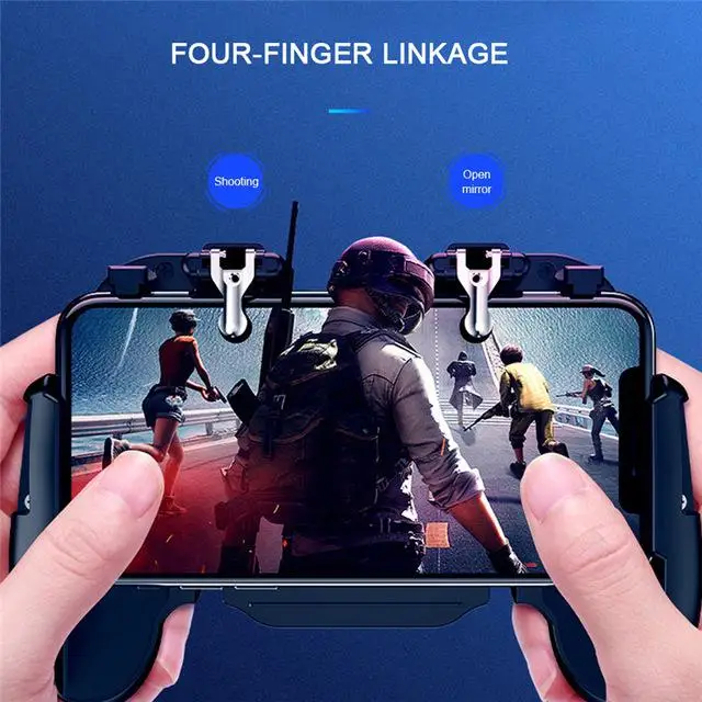  BEESCLOVER PUBG Mobile Phone Game Controller Joystick Cooling Fan Gamepad for IOS Android