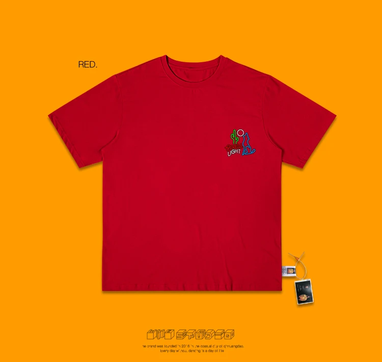 Electric Syllable Dj Kanye Than Primary Section Hand Evil Do Cactus Doodle Cartoon Series Style Bf Wind T Shirt Men And Women