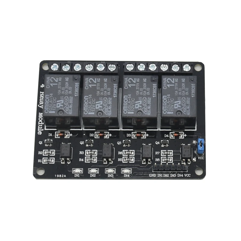 4 канала 12 В релейный модуль с защитой для оптронной пары питания для Arduino Pic Dsp
