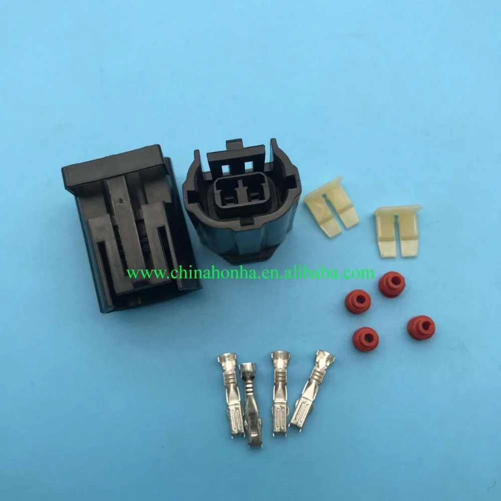 10/20/50/100 pcs/lots 2 Pin/Way Female Econoseal Sealed Electrical Connector Plug Kit For NAS Lamp Light 344276-1 | Автомобили и