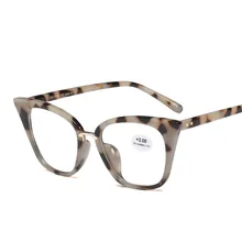 Для женщин элегантные светильник уютная заклепки рамки солнцезащитные очки "кошачий глаз", удобные для чтения очки при дальнозоркости, 0,5 1,0 1,5 2,0 2,5 3,0 3,5 4,0 диоптрий