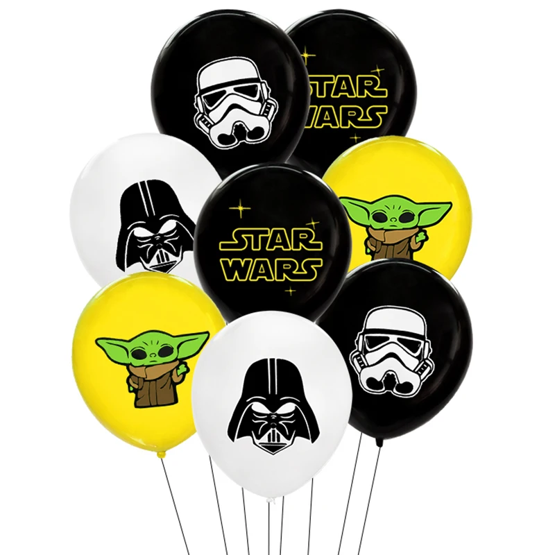 10 unids/lote Star Wars Globos Star Wars Decoración de la fiesta de cumpleaños el maestro Yoda globo juguetes de los niños Globos Cumpleaños Infantiles