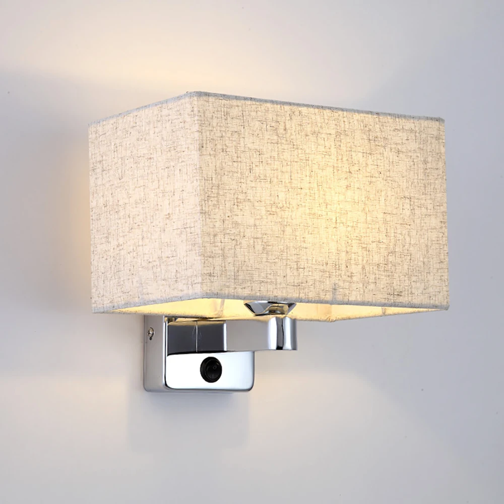  Zerouno Industrial Loft Retro Wall Light Vintage Creative Concise Fabric Light Kitchen Restaurant B - 4000120518854