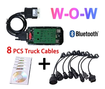 

2020 lastest V5.008 R2 WOW vd ds150e cdp with Bluetooth for delphis cars trucks obd2 diagnostic scanner tool+car truck cables