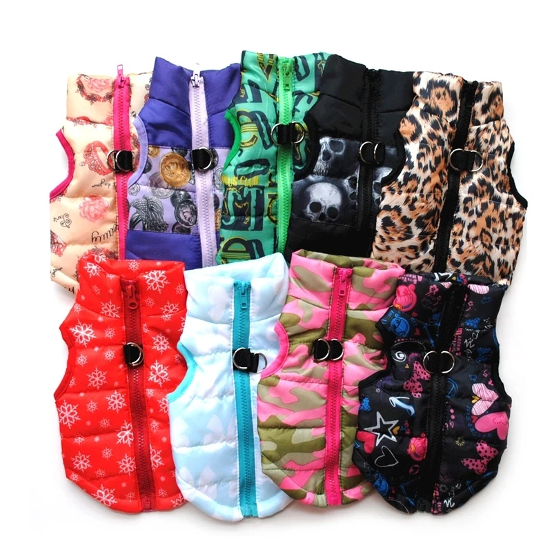 MIGOHI Hunde-Winterjacke – Warmer Mantel Für Kleine Bis Große Hunde, Mit Reflektierenden Streifen, Burgunderrot (Größe M)