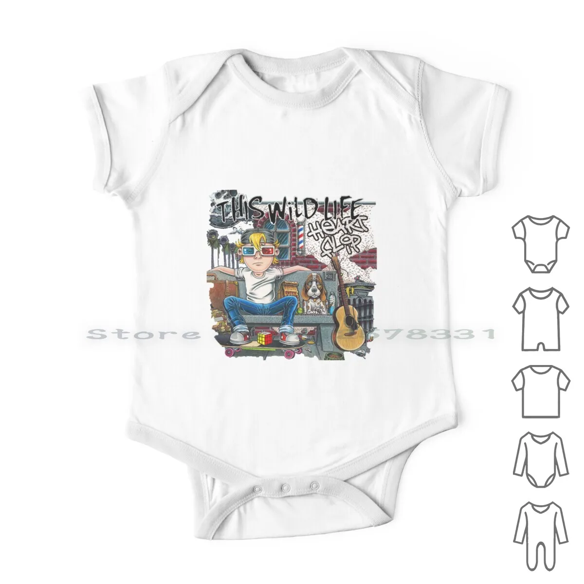 

This Our Life This Wild Life Newborn Baby Clothes Rompers Cotton Jumpsuits This Wild Life Official Logo Indie Parody Vintage