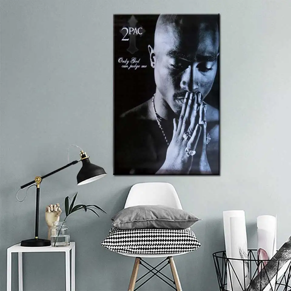 Известный 2pac B.I.G. Плакат Biggie плакаты и принты Тупака Шакура Настенная картина