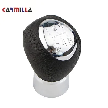 

Carmilla 5 Speed Leather Manual Gear Head Stick Shift Knob for Mazda 3 5 6 323 626 RX-8 Premavy MPV Car Styling Accessories