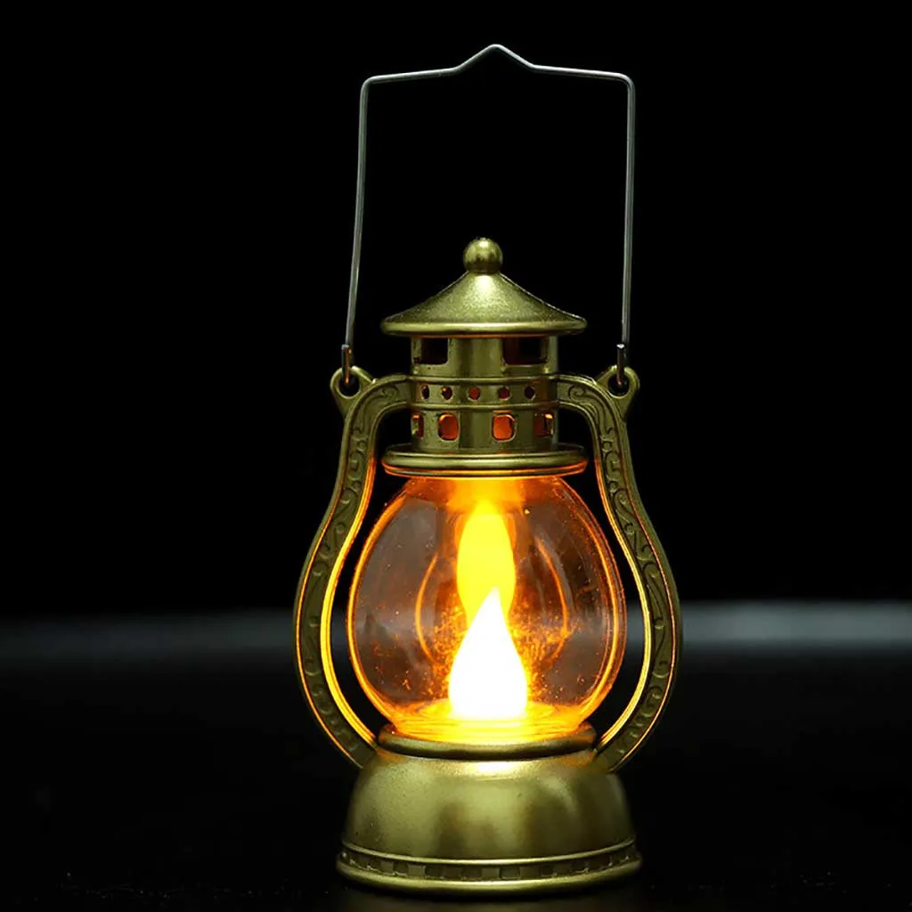 

Halloween Party Decoration Ornament Small Oil Lamp Hanging Creative Retro Fashion Pony Lights Holiday Party Atmosphere Haloween