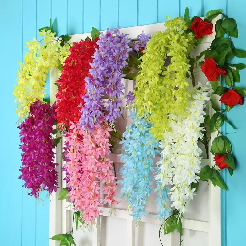 Artificial Dried Lilac Flowers Wall Hanging Bunch Wedding Party Home Decoration Living Room Bedroom Dried Flower