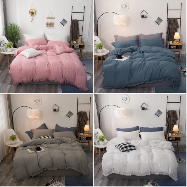 Hot style 3D digital dog printing Polyester bedding set 1 duvet cover + 1/2 pillowcases bed in a bag US/EU size (no sheet). | Дом и сад