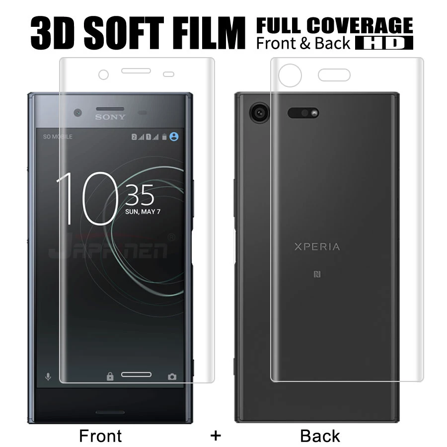 

Front+Back 3D Full Cover Soft TPU Film Screen Protector For Sony Xperia 10 Plus XZ3 XZ1 XZ2 Compact XZ Premium XA2 Ultra Film