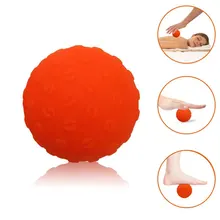 Силиконовый Массажный мяч, прочный, расслабляющий мышцы, облегчающий боль, для рук, для ног, триггер, с точечной подошвой, ежик, портативный, здоровый уход, йога