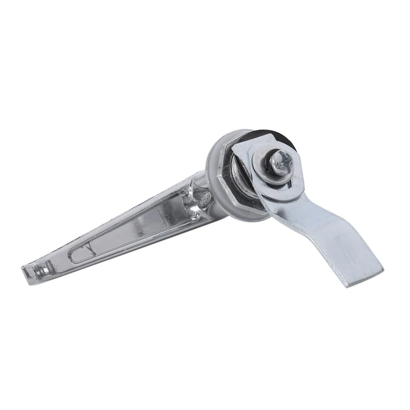 Electric control cabinet pull type long shaft L handle lock with plate