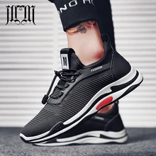 MumuEli/Повседневная прогулочная обувь черного и красного цвета; Мужские дышащие модные роскошные брендовые кроссовки Flyknit; Новинка года; Дизайнерские мужские кроссовки; 8822