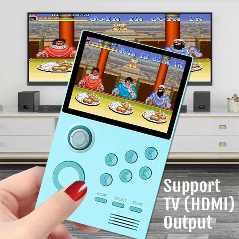 Cena 2019 nowa puszka pandory przenośna konsola do gier ekran IPS wbudowany 3000 + obsługa gier 3D WiFi pobierz konsolę Android Supretro
